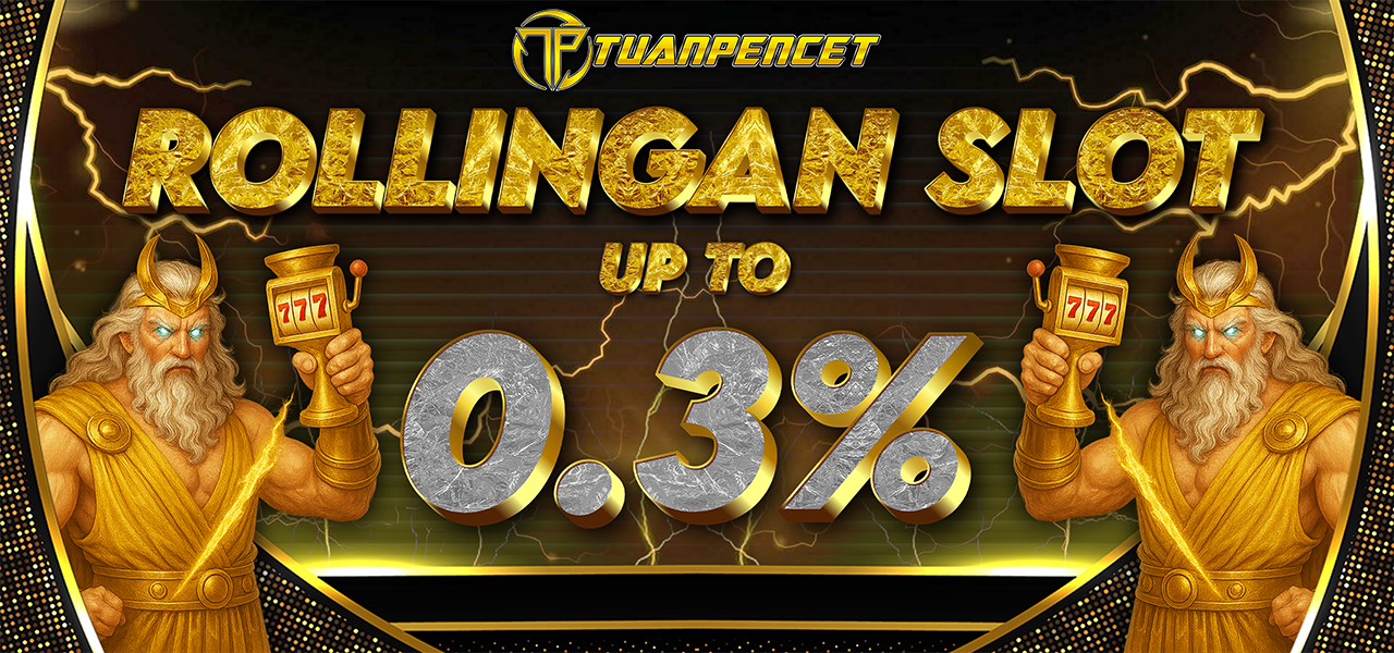 BONUS ROLLINGAN SLOT UP TO 0.3%